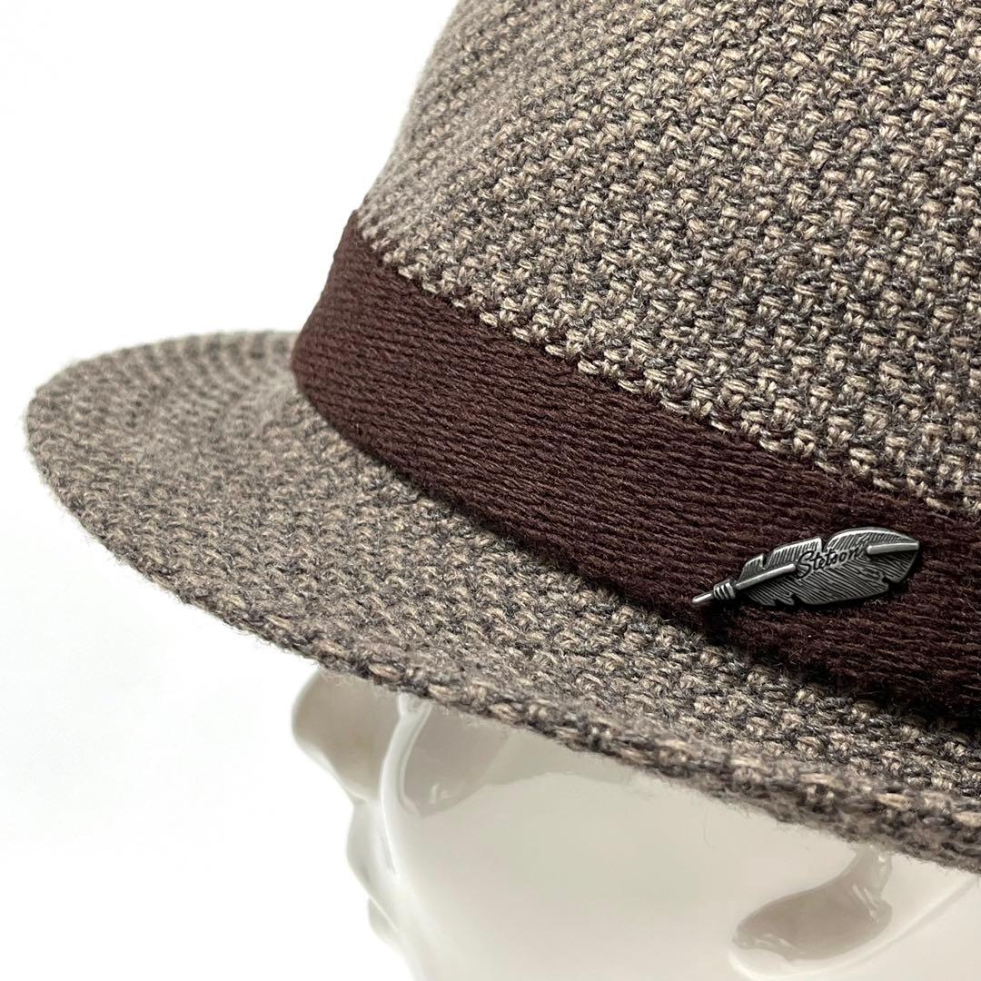 【新品】米国老舗ブランドSTETSON日本製 フェザーロゴプレートサーモハット