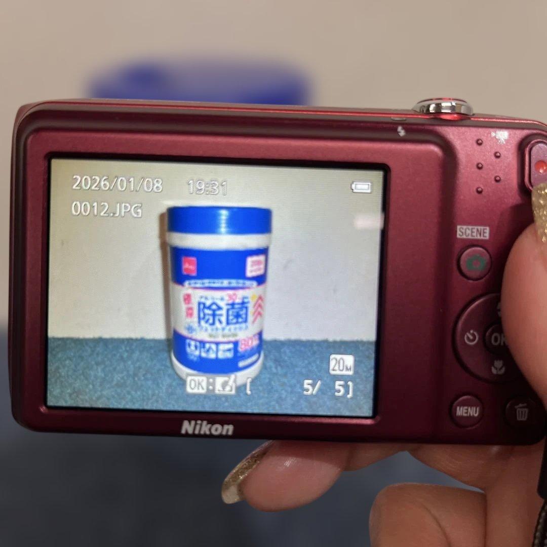 Nikon COOLPIX S3500 赤 コンパクトデジタルカメラ