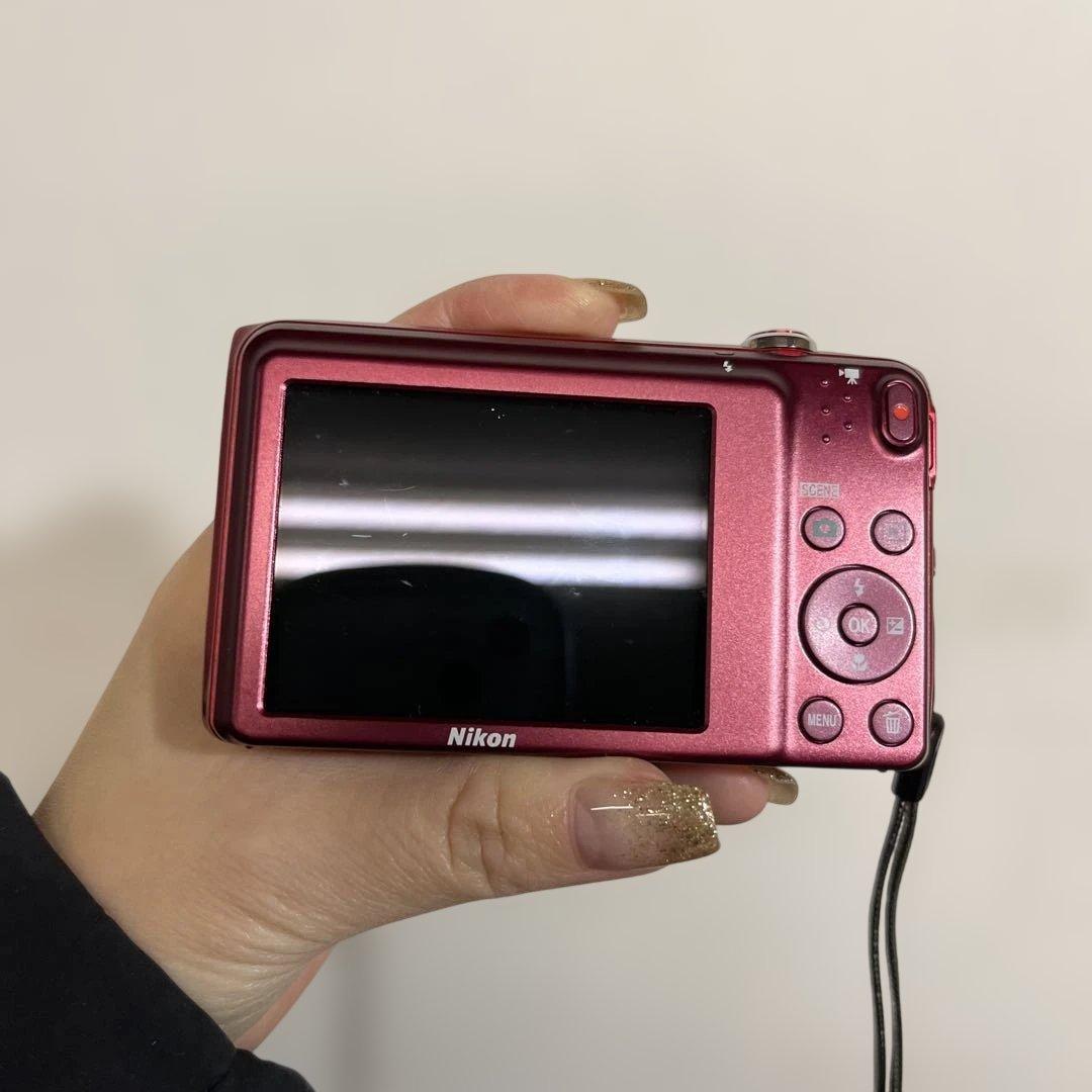 Nikon COOLPIX S3500 赤 コンパクトデジタルカメラ