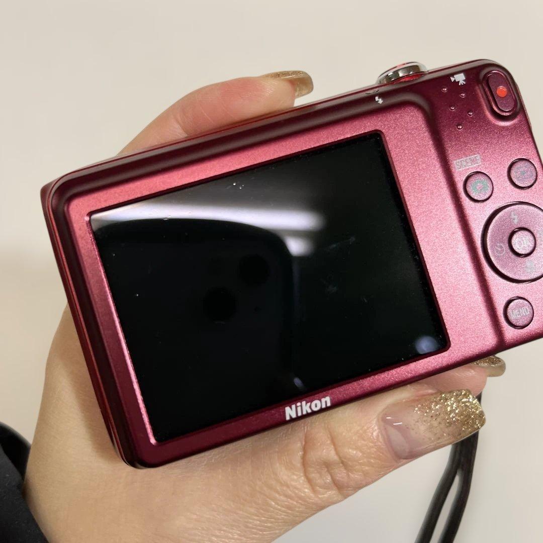 Nikon COOLPIX S3500 赤 コンパクトデジタルカメラ