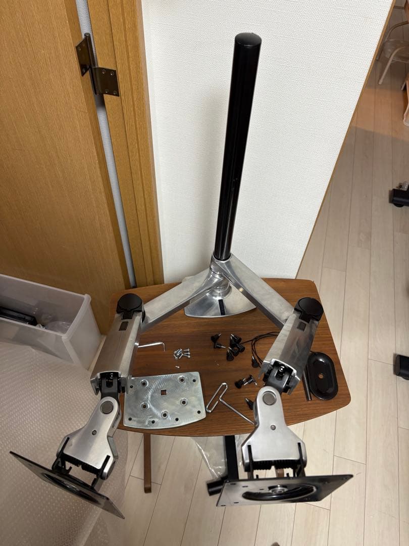 エルゴトロン LXデュアル デスク マウント アーム スタッキング