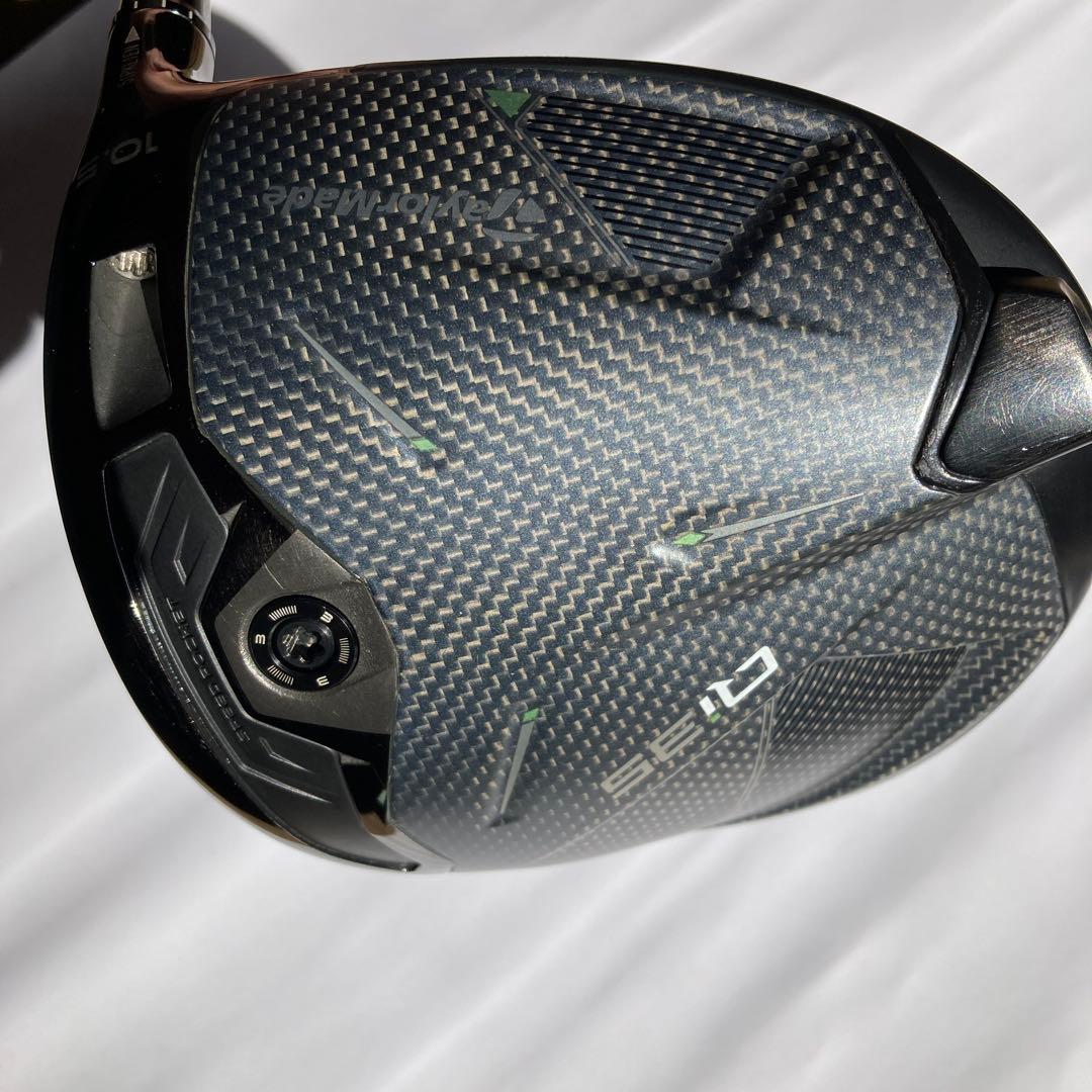 【シャフト２本付】TaylorMade Qi35ドライバー 10.5°