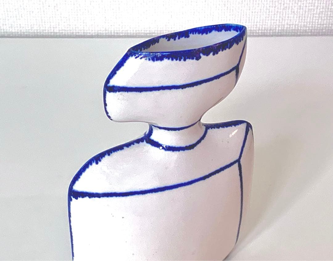 【定価25万】マリアンヌハルバーグ オリジナル一点物3点セット 花瓶 陶板手作り