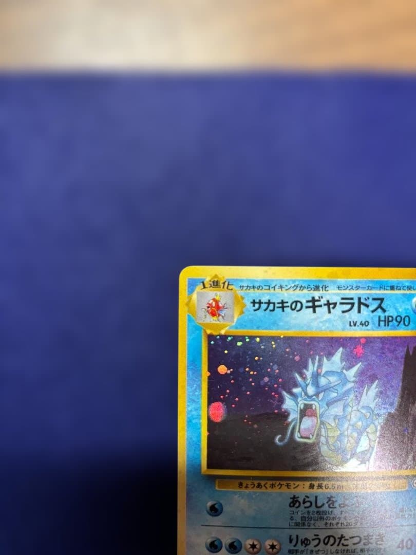 ポケモンカード 旧裏面 サカキのギャラドス ★ No.130 キラ ホロ