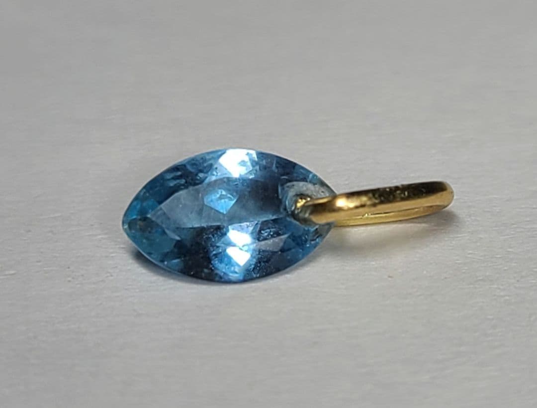 こまめしば★ブラジルサンタマリアアクアマリン★ペンダントオーダー