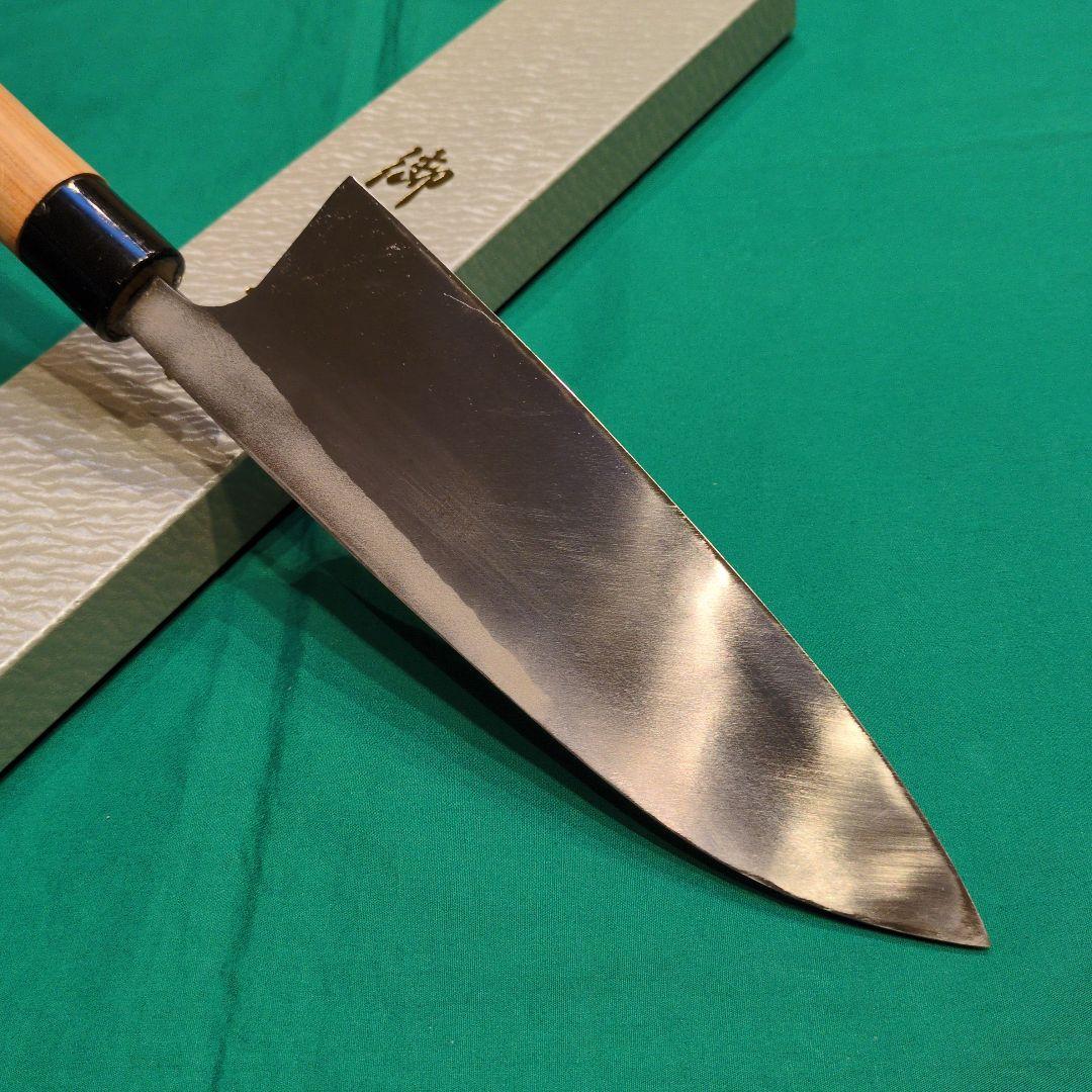 《銀三鋼使用》正光作　大型出刃包丁　7寸　210ミリ