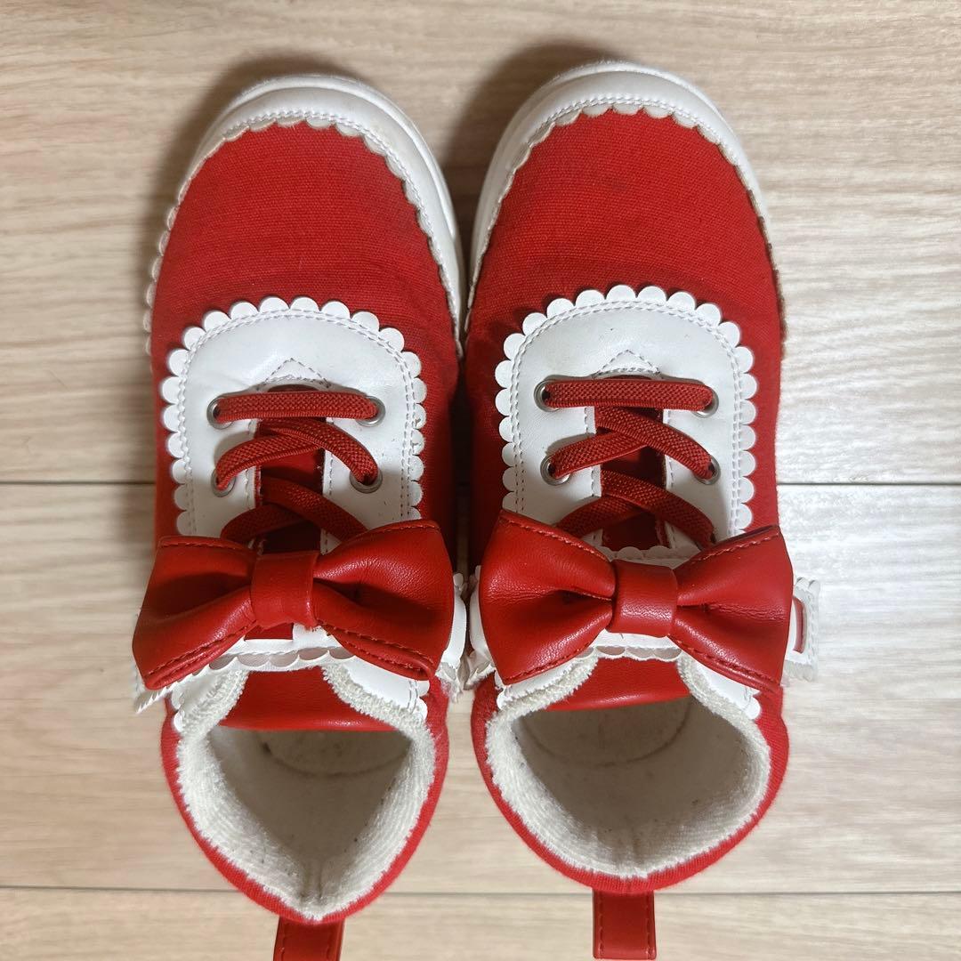 シャーリーテンプル　スニーカー　ブーツ　美品　19cm