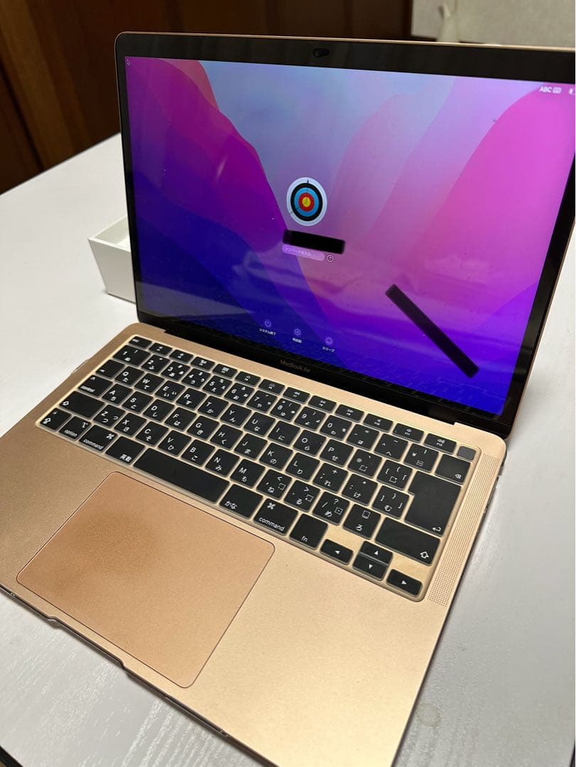 Apple MacBook Air (M1, 8GB, 512GB,ゴールド)