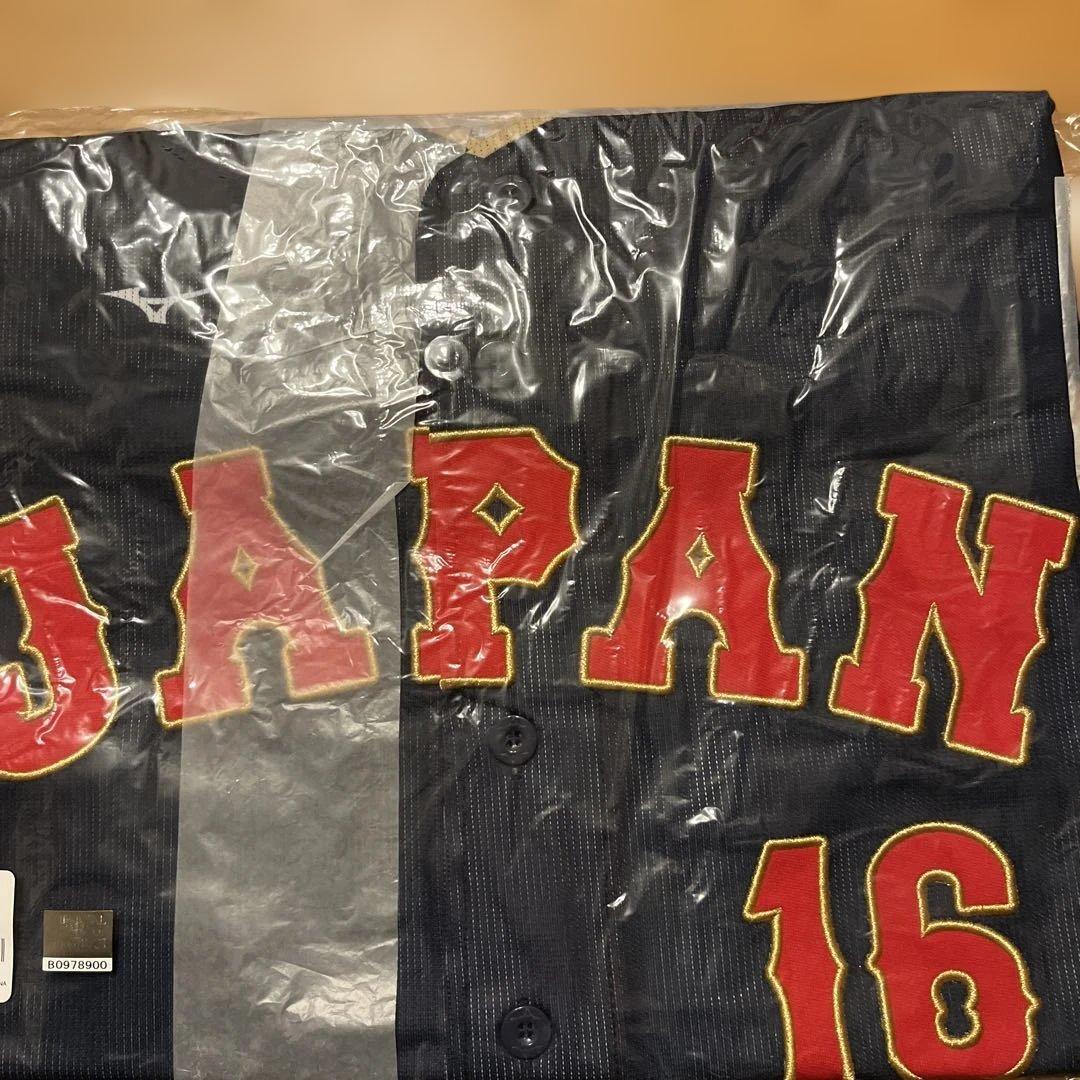 新品未開封　WBC日本代表 ユニ大谷 16番 M