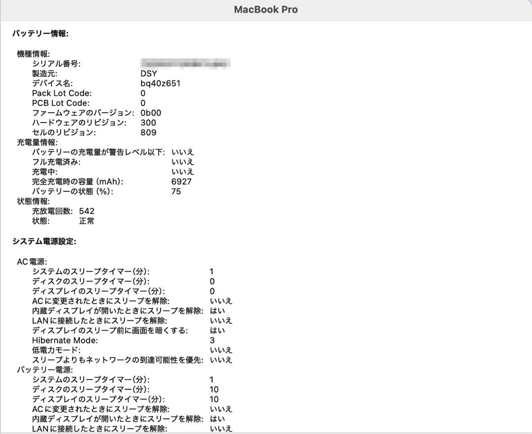 美品 MacBook pro 16インチ 2019 i9 メモリ64GB US