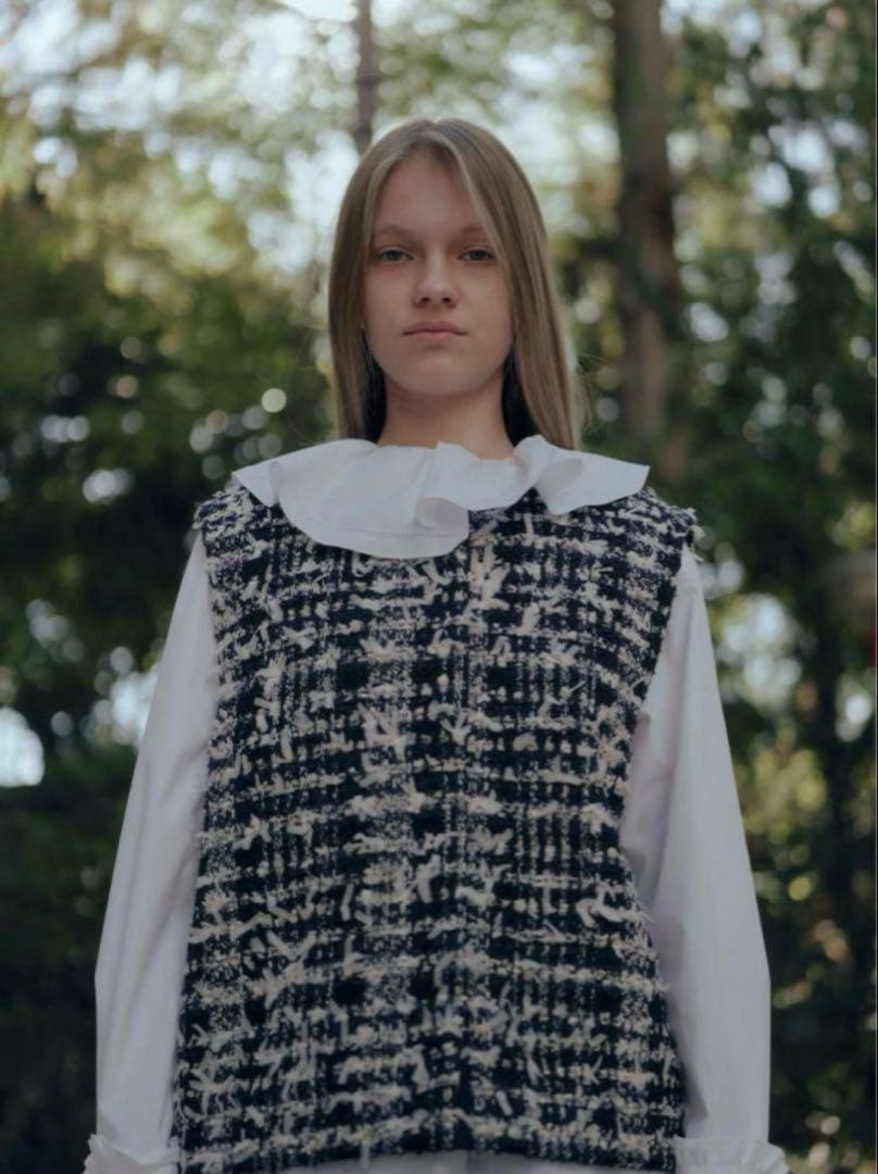 【新品】OHGA ツイードベスト