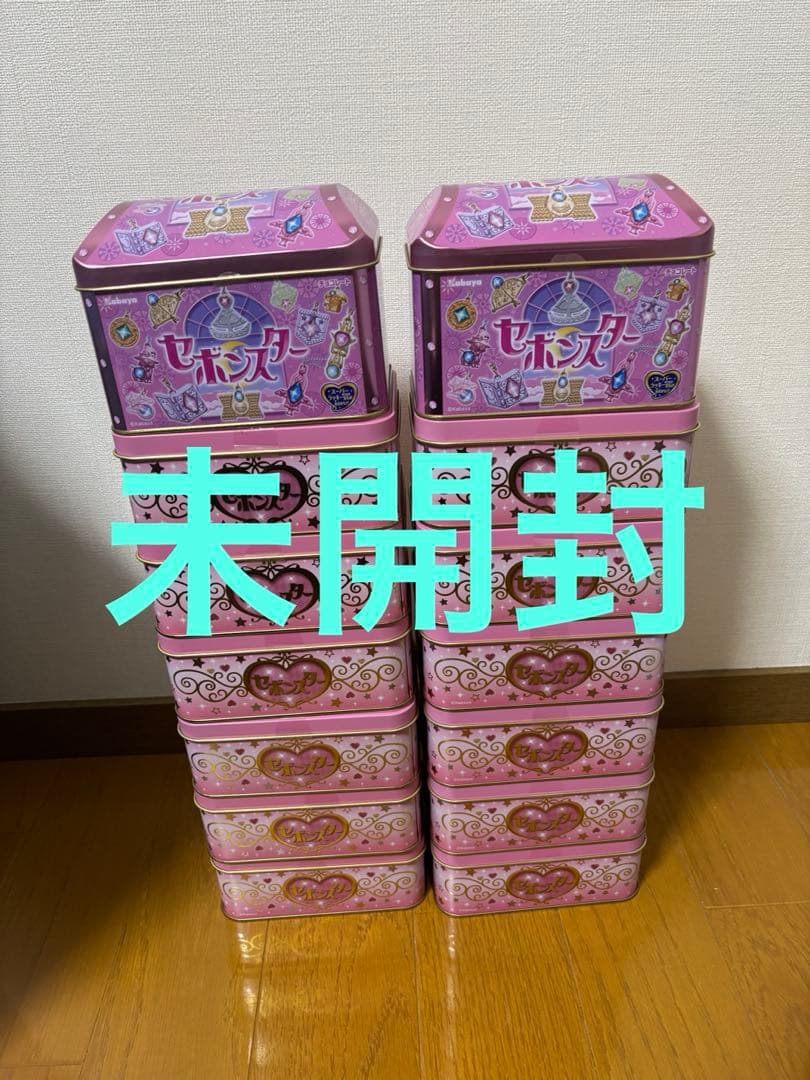 セボンスター　缶　プライズ景品　新品未開封　14個セット