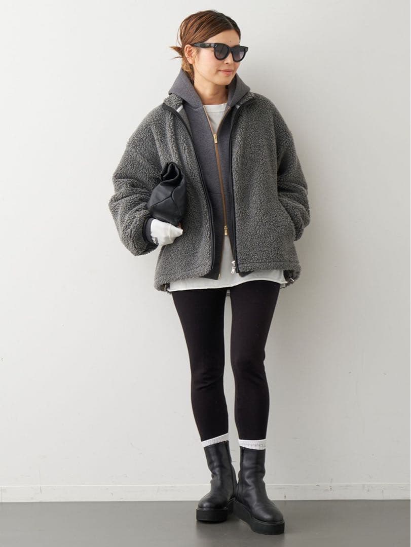 deuxieme classe Warm Zipレギンスパンツ 36