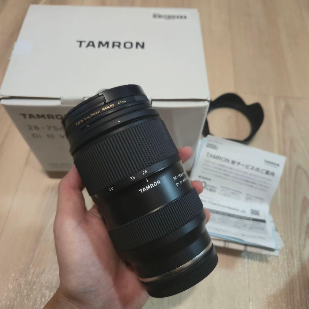 【レンズフィルター付】TAMRON 28-75mm F/2.8 G2 eマウント