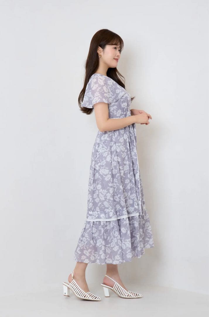 ワンピース herlipto Camellia VoileBelted Dress