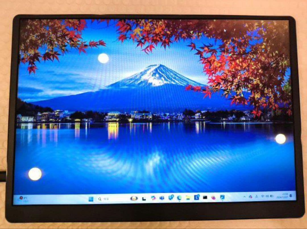 高精細2160×1440 モバイルモニター sRGB100%！【ほぼ未使用】