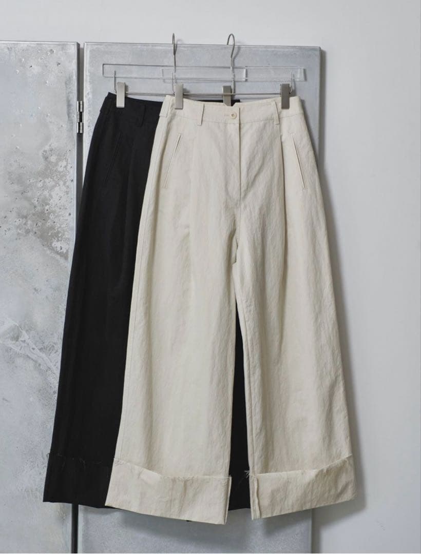 TODAYFUL Cotton Wide Pants 38 ホワイト