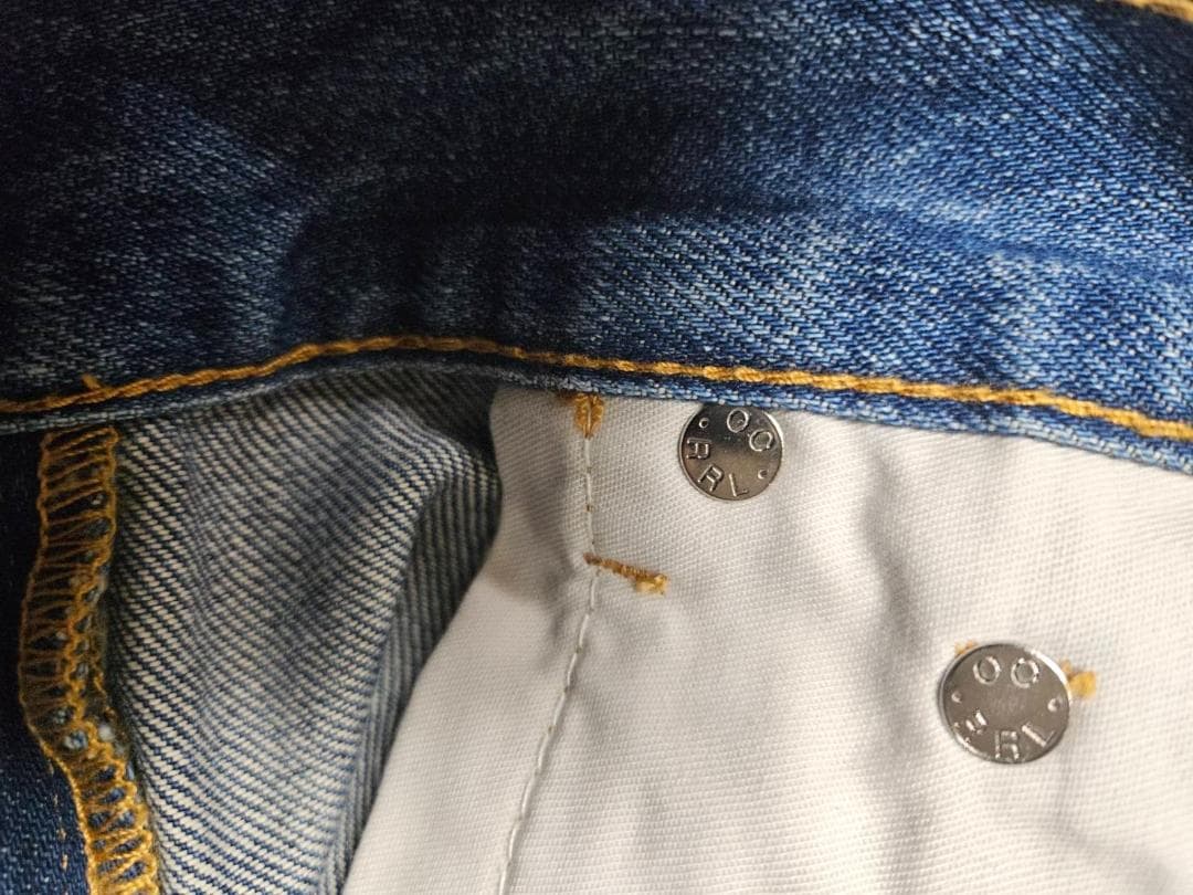 nickRRL HIGH SLIM セルビッジデニム ライトブルー（34）