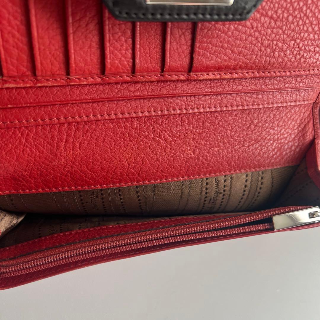 12 極上美品 Ferragamo サルバトーレフェラガモ 2つ折り 長財布