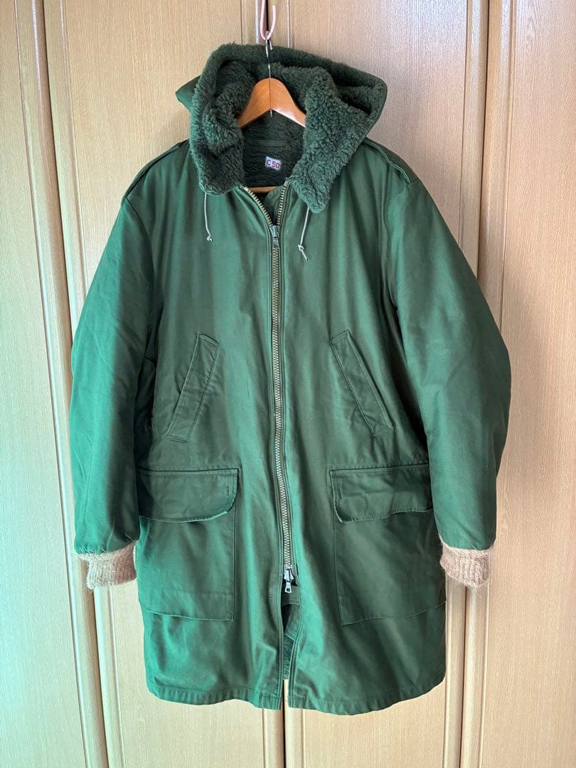 スウェーデン軍◼️60sビンテージ・M59ボアフード付きジャケット・コート◼️実物