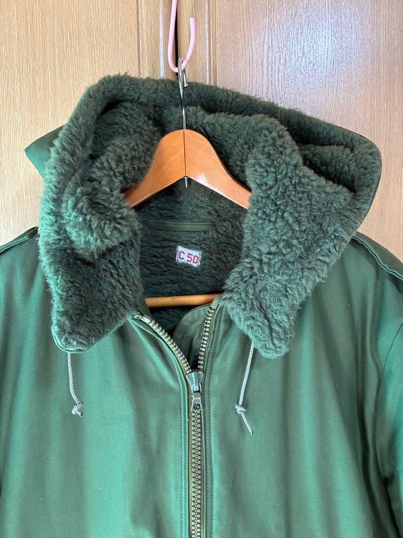スウェーデン軍◼️60sビンテージ・M59ボアフード付きジャケット・コート◼️実物