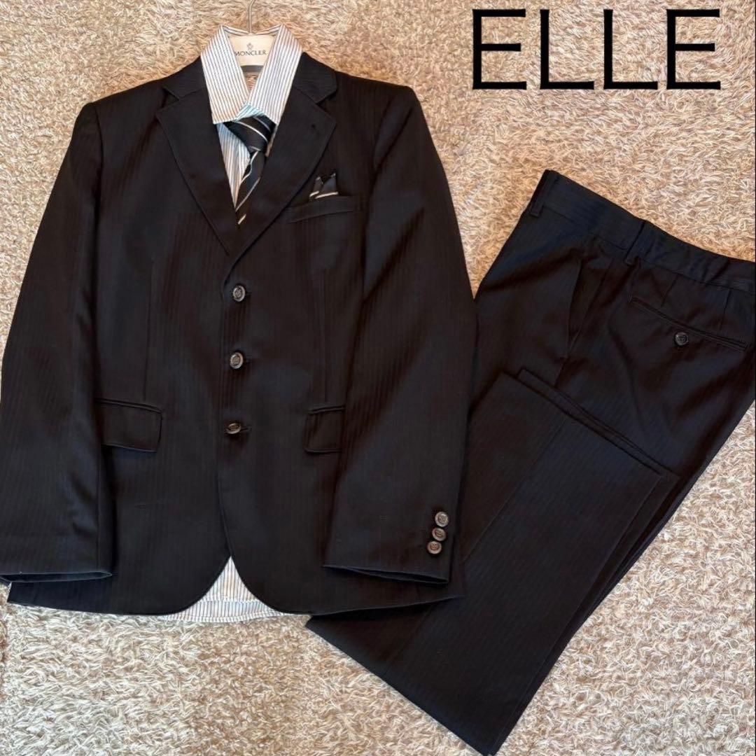 【美品】ELLE 卒業式　セレモニー　スーツ　4点セット　160