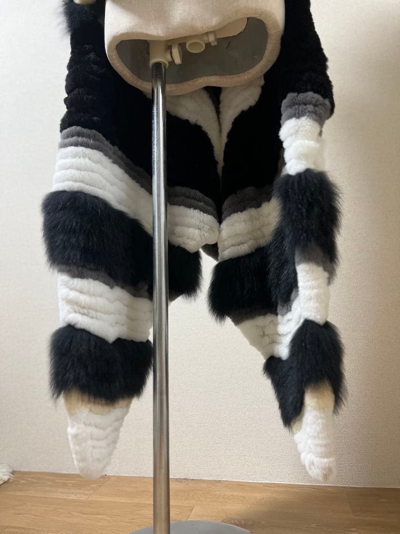 ifsixwasnine パピヨン ロングリアルファー ベスト