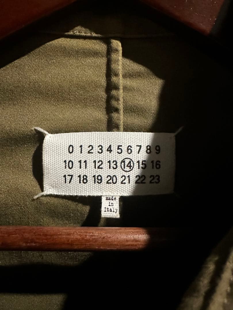 最終価格MaisonMargiela 逆八の字 ミリタリージャケット サイズ48