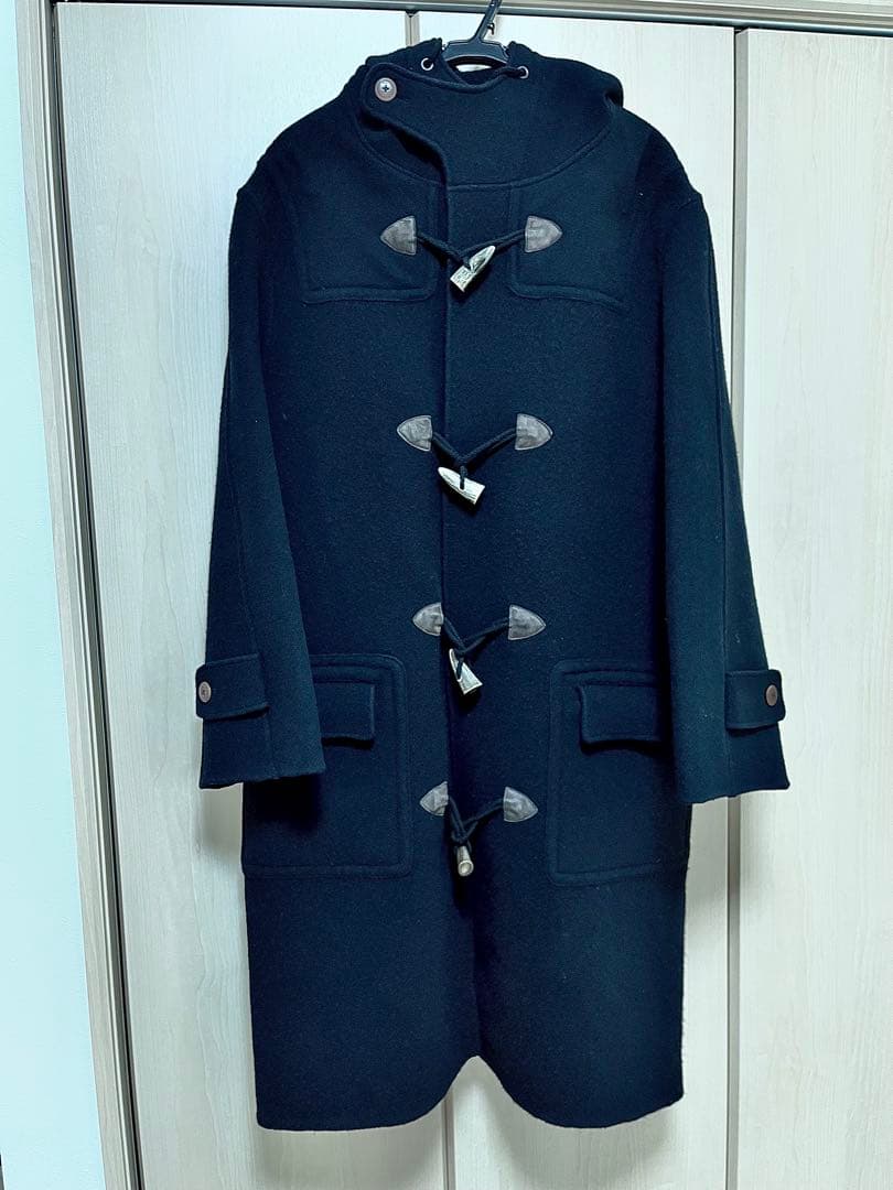 90s ポロラルフローレン 日本製 三角タグ ダッフルコート 大きいサイズ 黒色