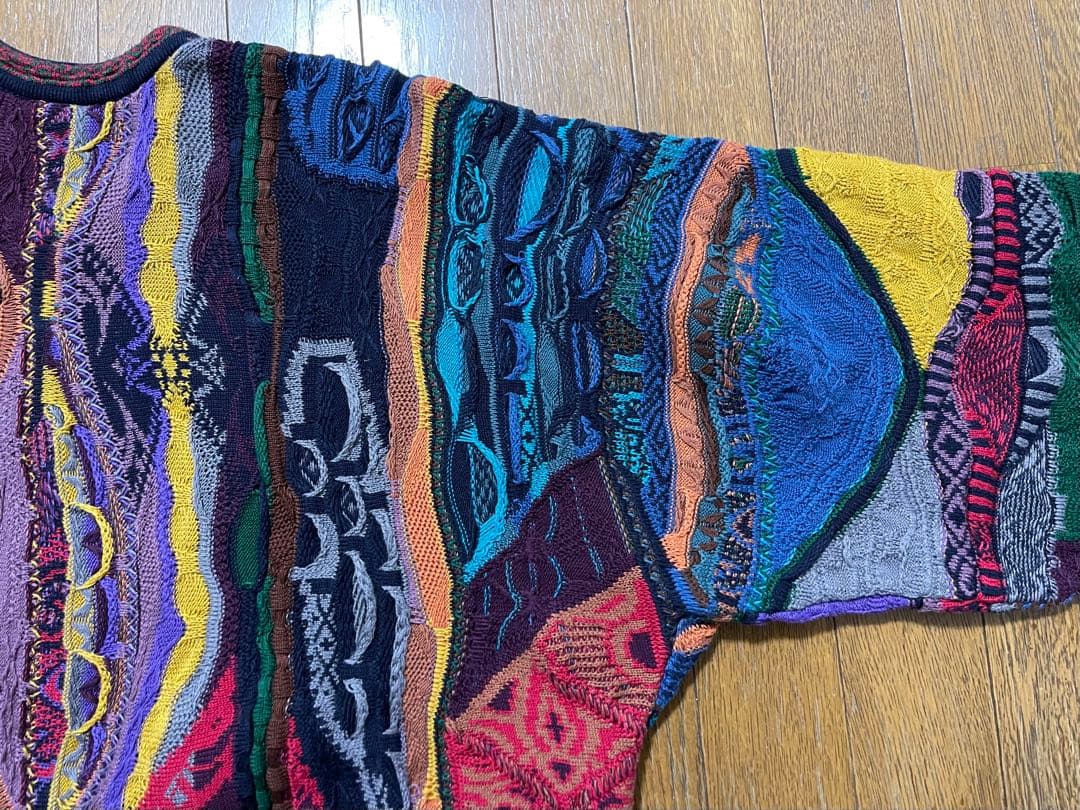 COOGI マルチカラー ニット XL