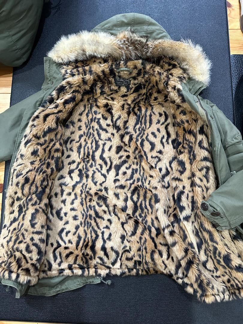 ホッキー　希少WACKO MARIA ワコマリアファー モッズコート S