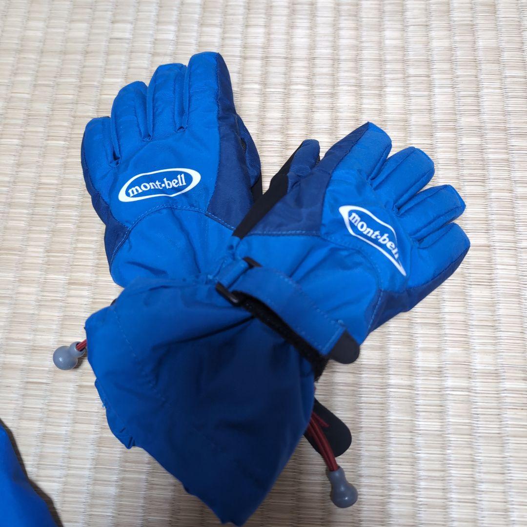 mont-bell キッズ　スノーウェア 110 手袋付き