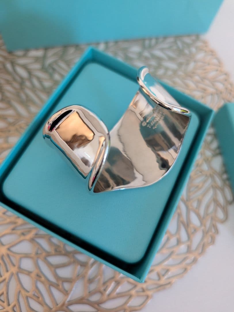 【本日限り】TIFFANY　ボーンカフ　右手用