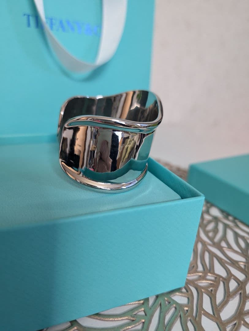 【本日限り】TIFFANY　ボーンカフ　右手用