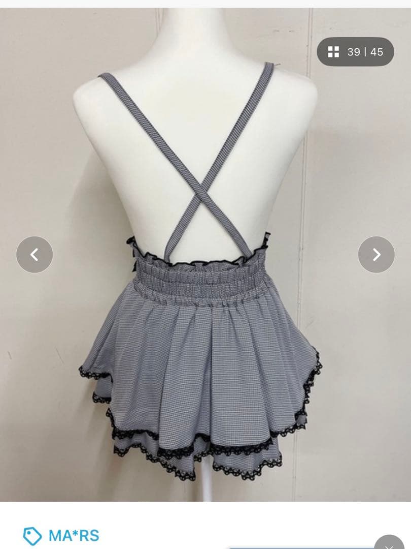 MARS もえにゃコラボ 2弾フリルリボンスカパン（スカート）