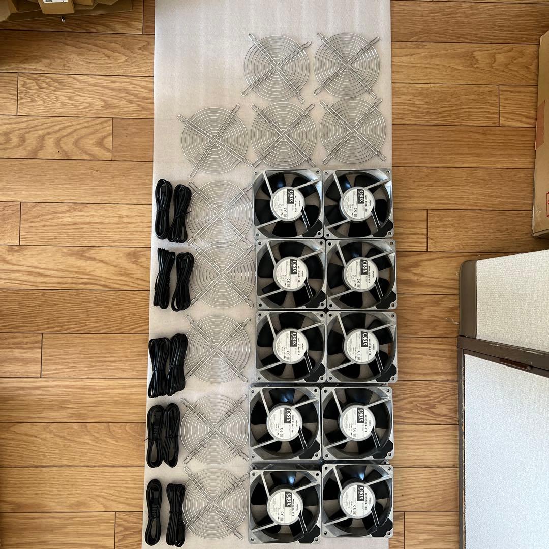 【中古品】ORIX MU1238A-11B ファン 10個セット