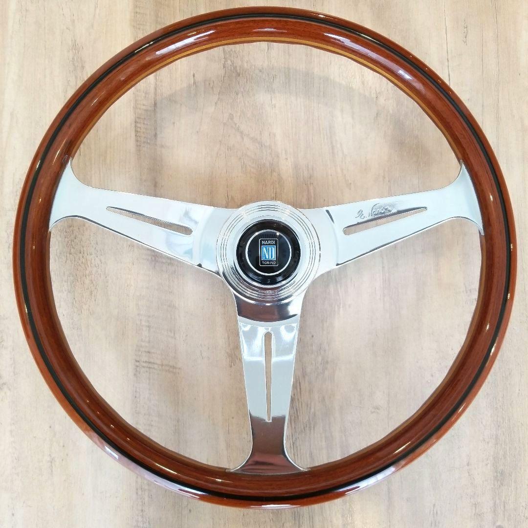 【大径稀少】NARDI☆ナルディクラシックウッドポリッシュ/ヴィンテージ39Φ