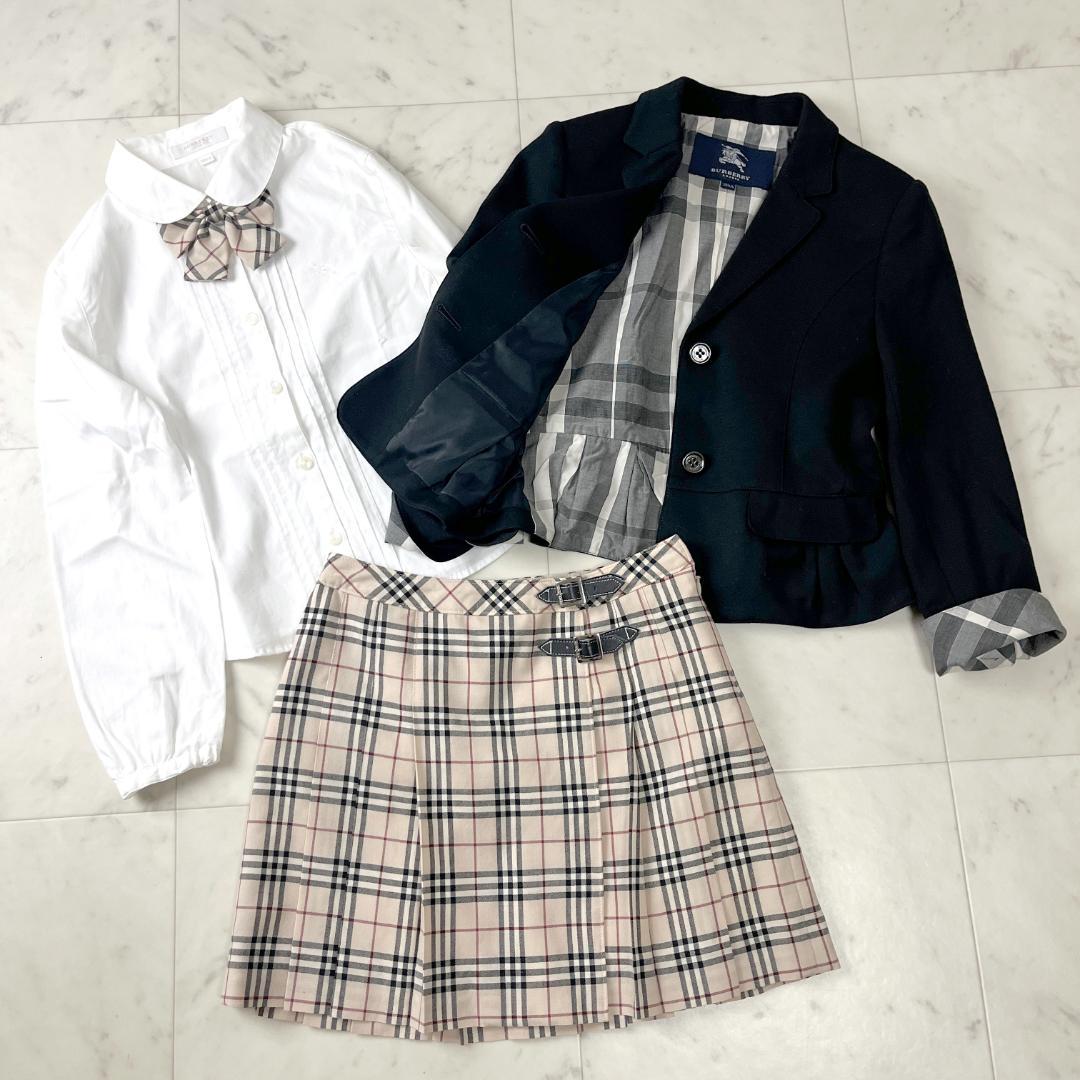 バーバリーロンドン 130 ジャケット シャツ リボン スカート ノバチェック