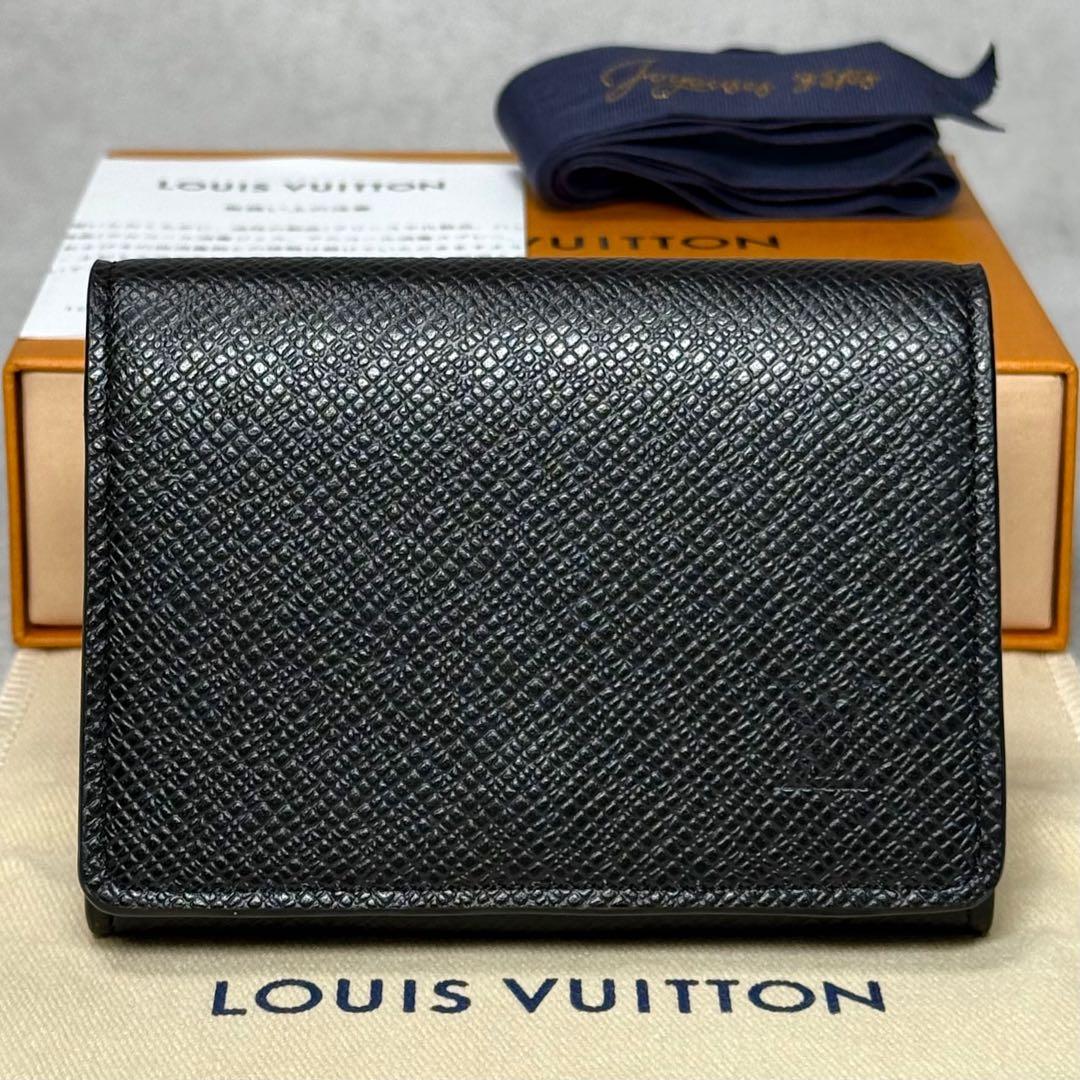 新品未使用 ルイヴィトン タイガ アンヴェロップカルトドゥヴィジットNM