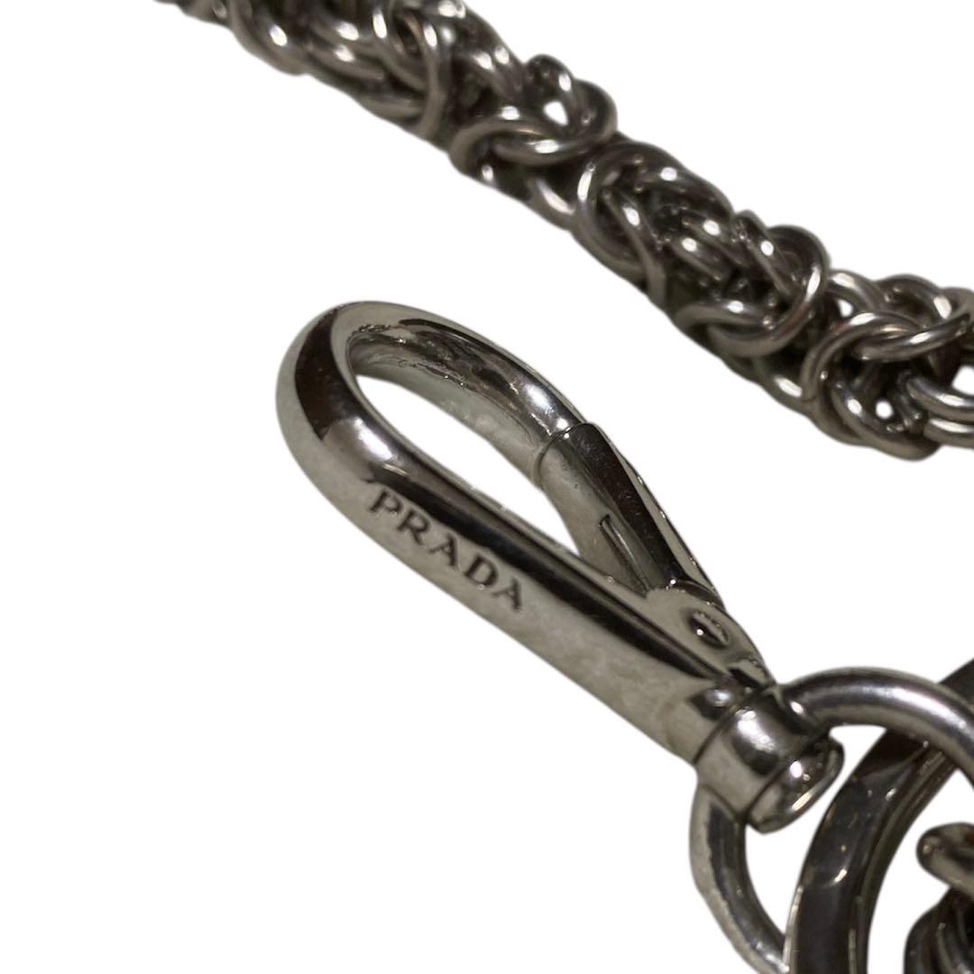 ［超希少］PRADA silver wallet chain 廃盤 即完売