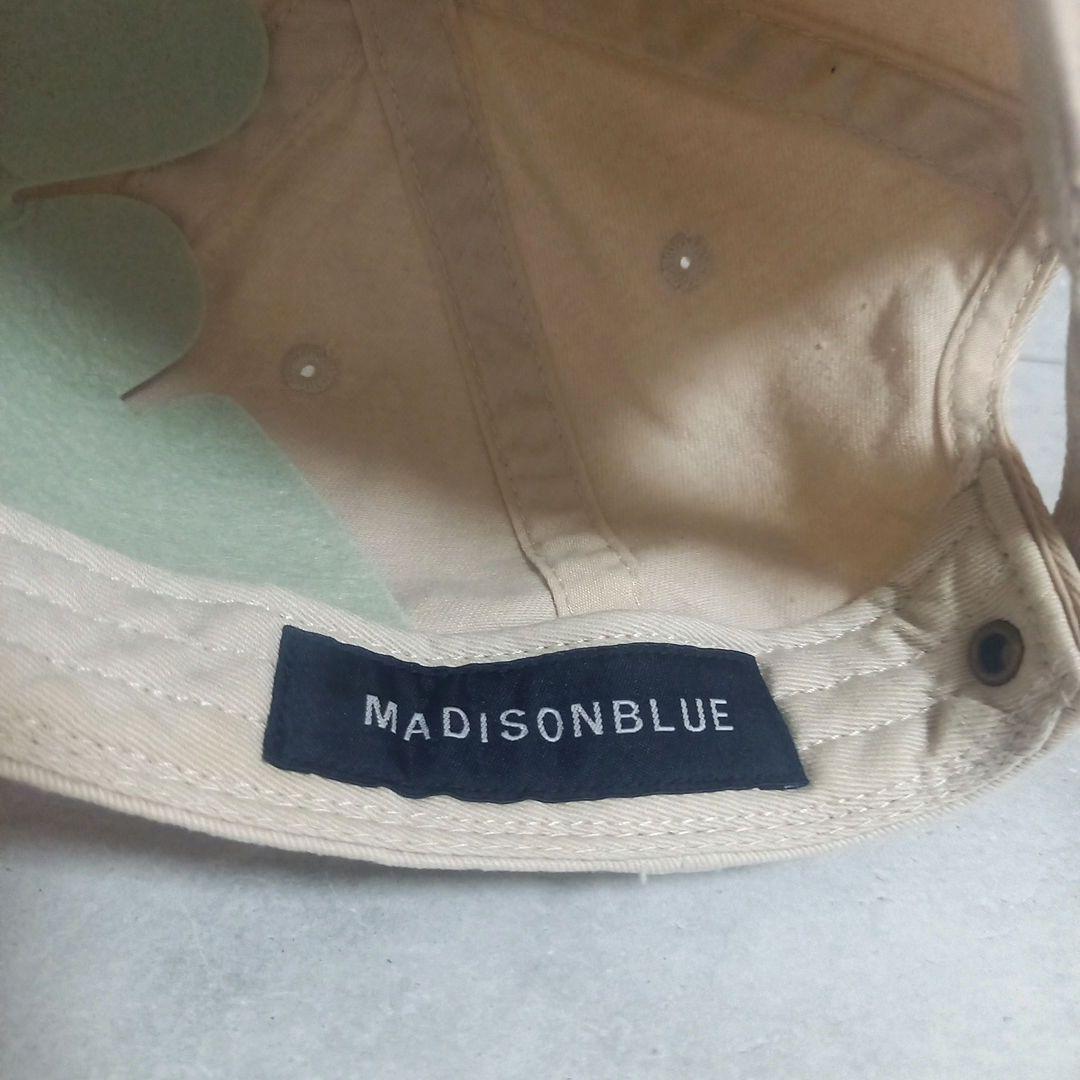 【MADISON BLUE ベージュキャップ】