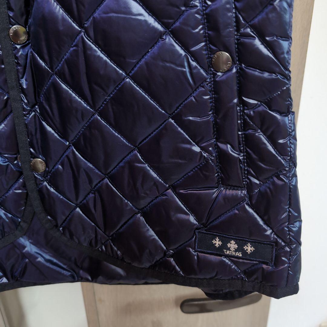 TATRAS ネイビー ミリタリージャケット インナーナイロンダウンベスト付き