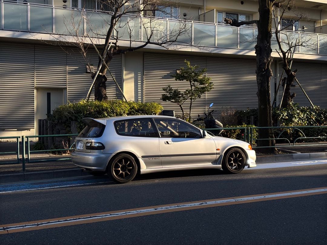 ホンダ シビック EG6 ボメックス フロントバンパー サイドステップ シルバー