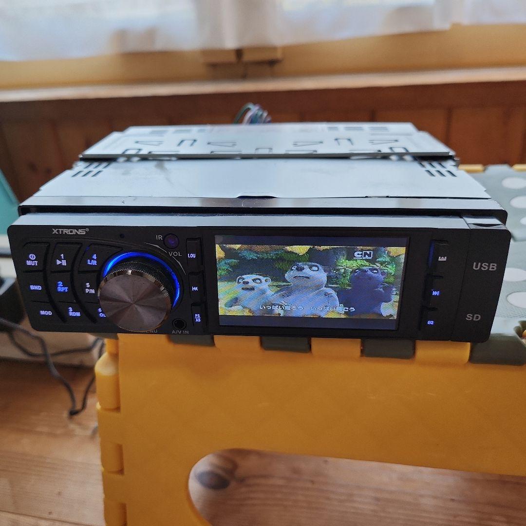 うえぽんXTRONS 1DINデッキ DVD CD SD USB