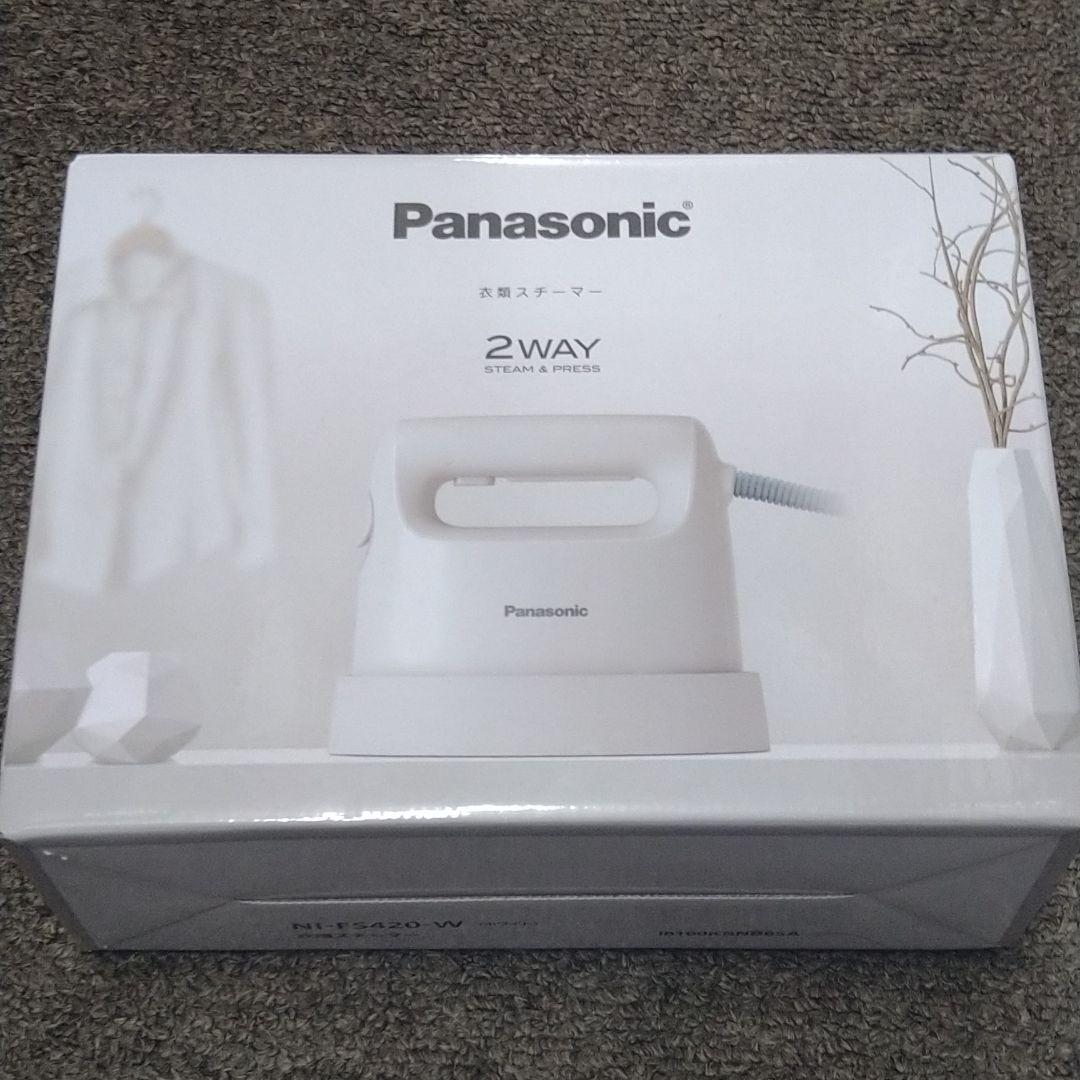 【新品】Panasonic 衣類スチーマー NI-FS420-W ホワイト