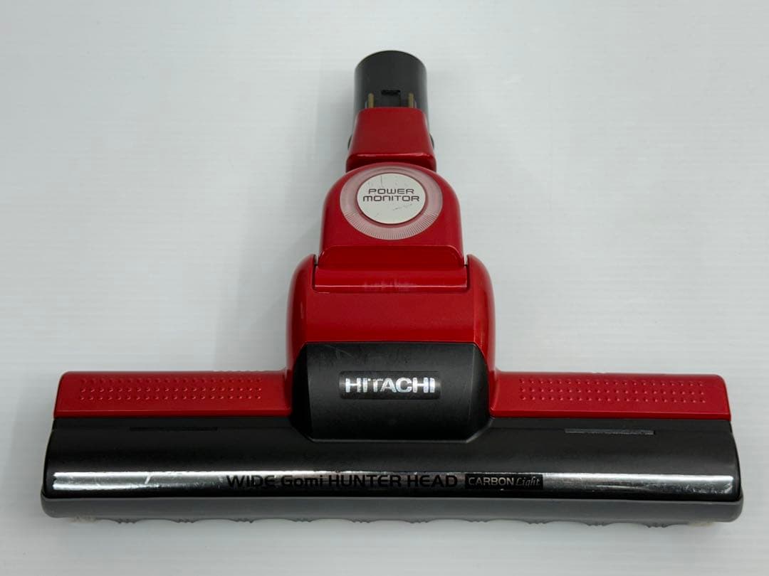 美品　動作保証　日立掃除機　ヘッド　パワーブラシ　D-AP34 中古　赤　レッド