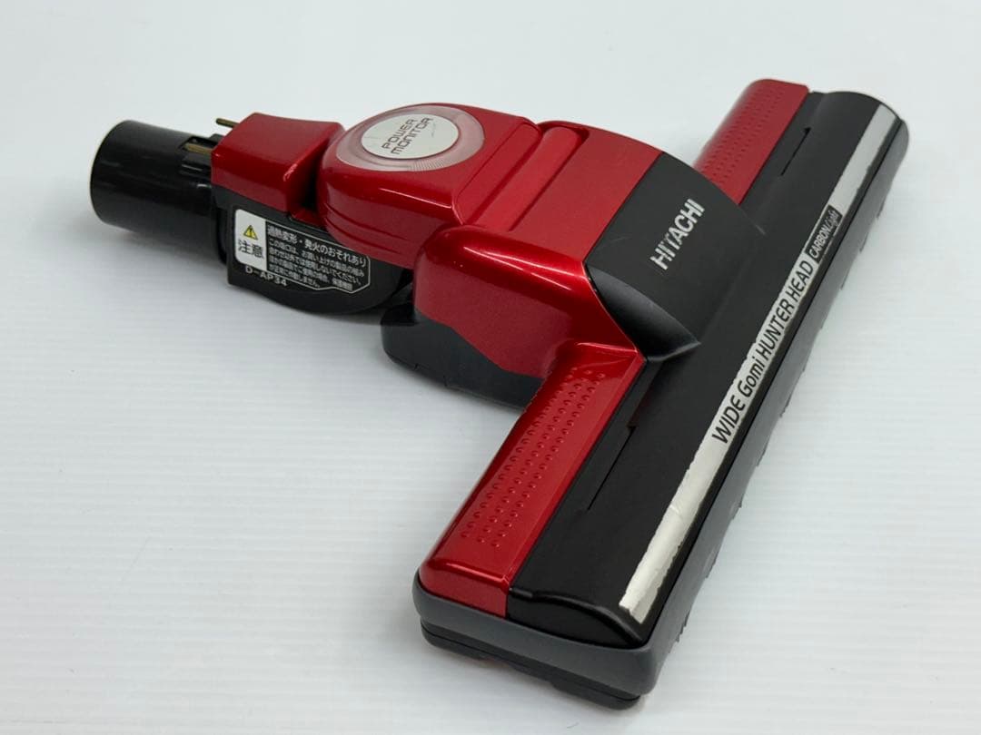 美品　動作保証　日立掃除機　ヘッド　パワーブラシ　D-AP34 中古　赤　レッド