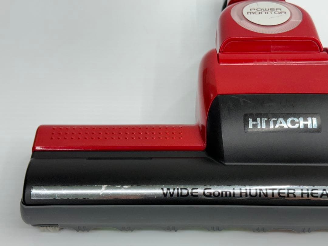 美品　動作保証　日立掃除機　ヘッド　パワーブラシ　D-AP34 中古　赤　レッド