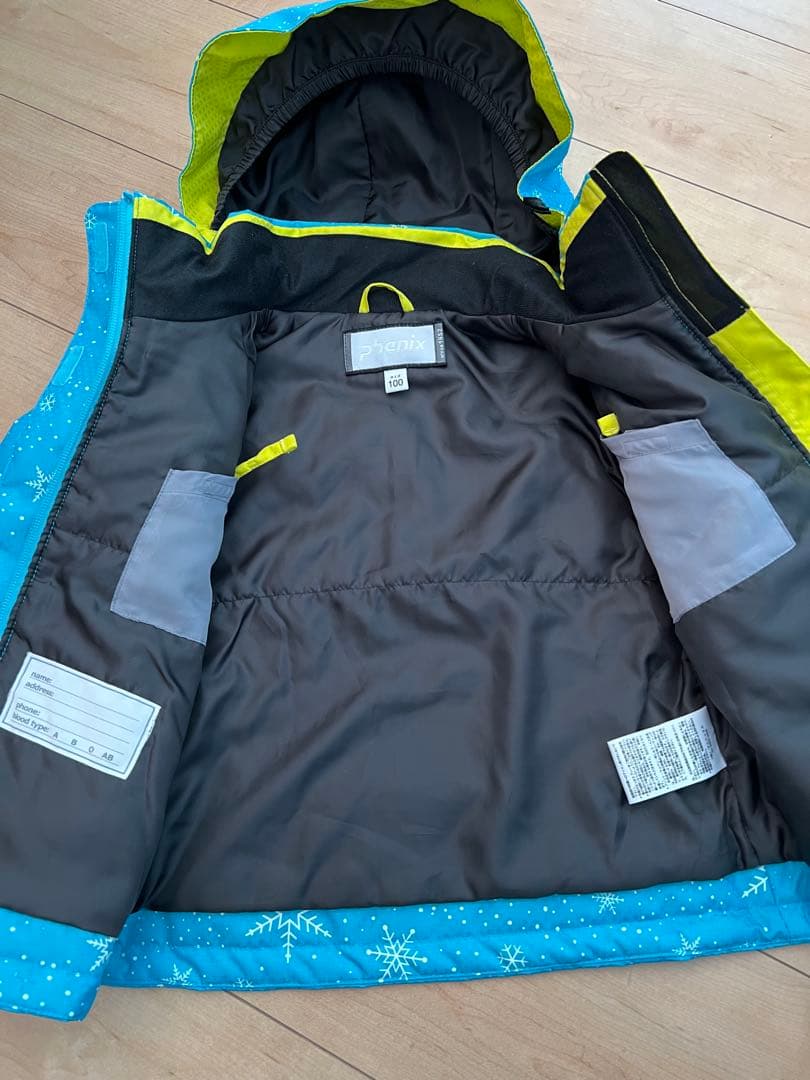 phenix フェニックス 100 男女兼用　雪遊び 子供用スキーウェアセット