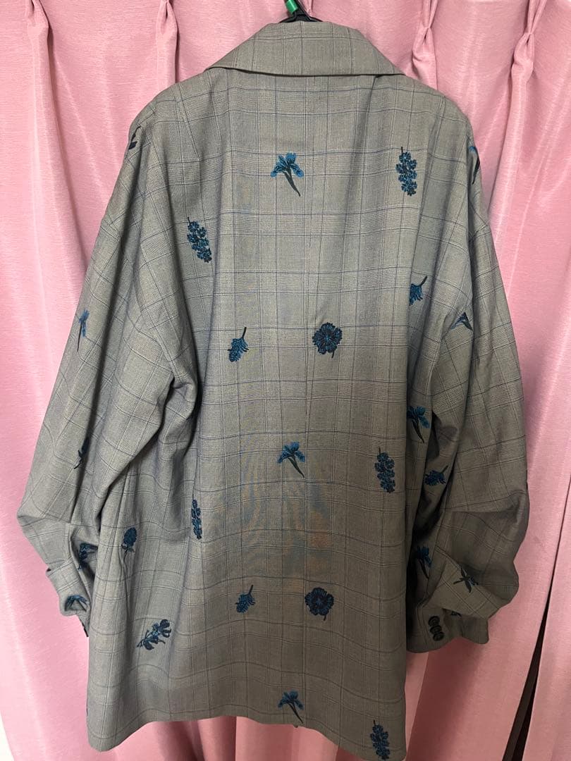 【新品未使用】Ameri CHECK FLOWER PAPA JACKET